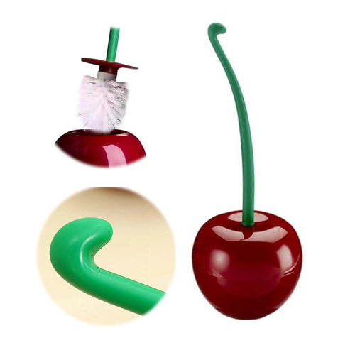 Brosse WC Cerise Tendance